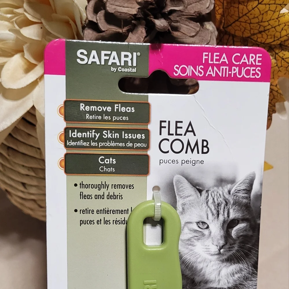 Safari By Coastal NWT Green Cat Flea Comb- 1ct 🐈